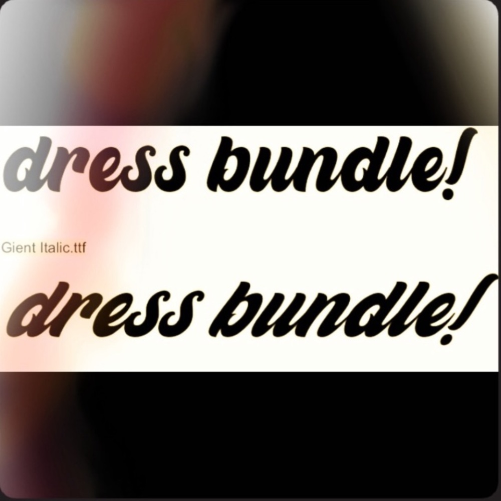 DRESS BUNDLE ✨ 2 for $18 or 4 for $30